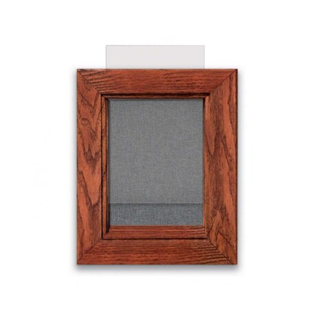 United Visual Products Outdoor Enclosed Combo Board, 48"x36", White Frame/Burgundy & Cork UVCB4836ODW-BURGUN-CORK